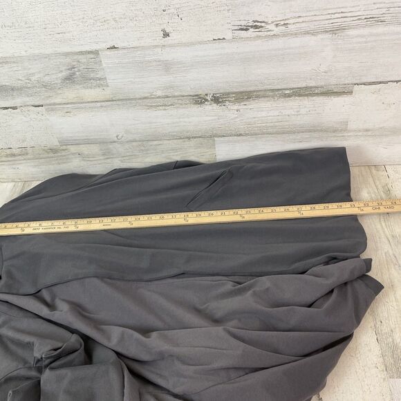 Torrid Jacket Jersey Knit Blazer Women’s 6X Open Front Gray 3/4 Roll-Tab - Picture 12 of 12